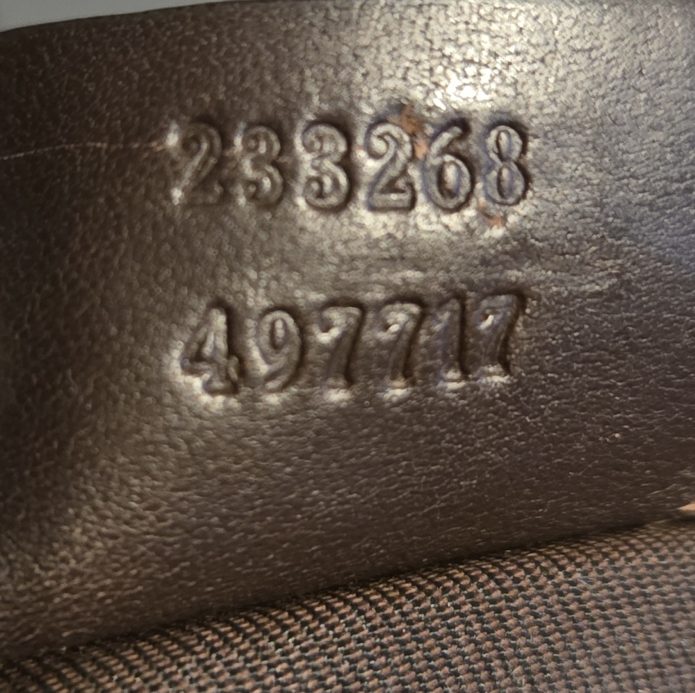 Gucci Vintage Crossbody Bag - Brown Italy Made - Picture 6 of 13